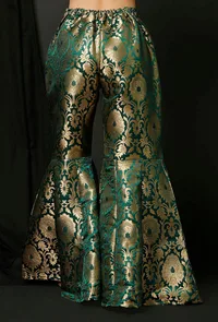 Green Banarasi Brocade Sharara image 4