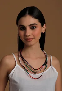 Myriah Layered Thread Necklaces image 1
