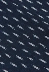 Set of 3: Teal Ikat Cotton Suit with Bottoms and Dupatta image 2