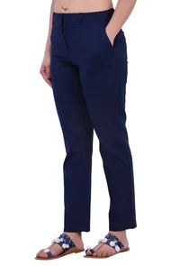 Nevy Blue Cotton Nero Pant image 2