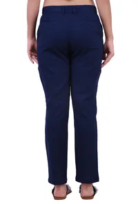 Nevy Blue Cotton Nero Pant image 3