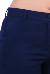 Nevy Blue Cotton Nero Pant image 4