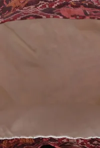 Gulika Maroon & Multi Silk Patola Print Potli With Tassels image 6