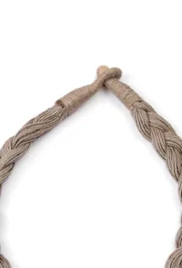 German Silver Jute Red And Green Necklace image 4