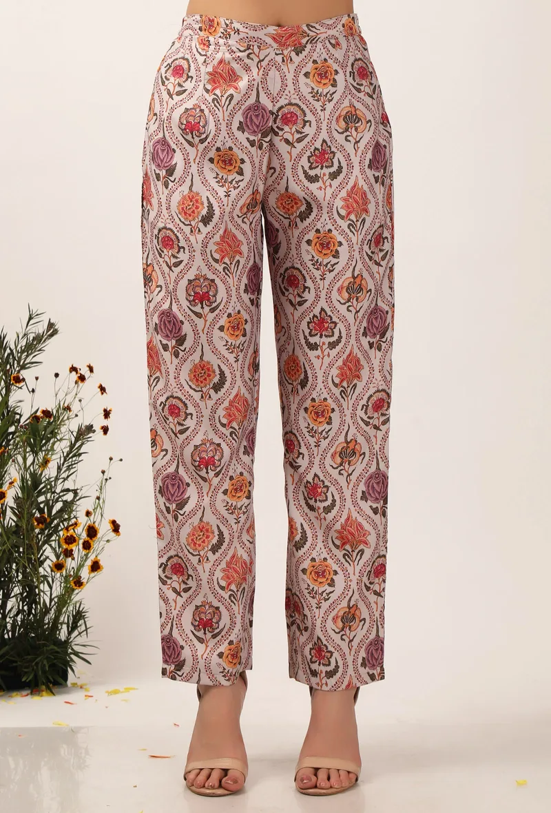 Airi Floral Chintz Narrow Fit Pants