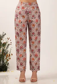 Airi Floral Chintz Narrow Fit Pants image 1