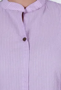 Lavender Cotton Kurta image 6