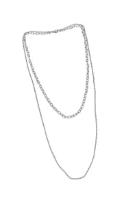 Alice Silver Layered Chain image 2