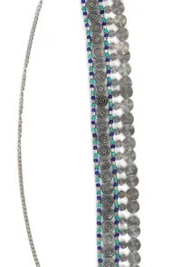 Blue Waist Chain Oxidised Kamarbandh image 4