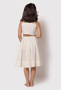 Set of 2 - Irish White Malmal Blouse With Skirt image 2