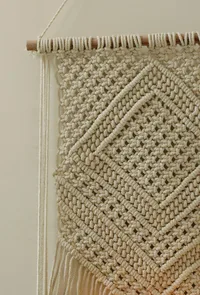 Clover Macrame Wall Hanging image 2