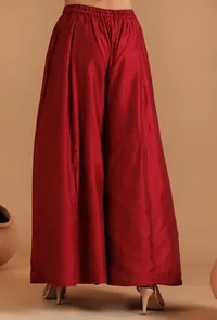 Sayani Flared Pallazo Pants image 4