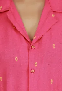 Fuchsia Pink Booti Cotton Jumpsuit image 5