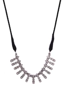 Marvolo German Silver Embellished Necklace image 2