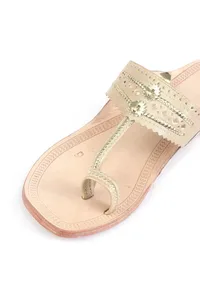 Handcrafted Kolhapuri Toe-Loop Genuine Cruelty-Free Leather Sandals image 5