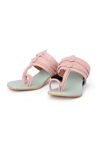 Pastel Pink and Blue Cruelty Free Heels image 2