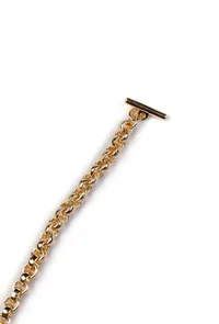 Twisted Gold Chain Brass Necklace image 5