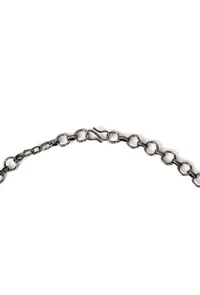 Enchanting Twilight Oxidized Silver Necklace & Earring Set image 4