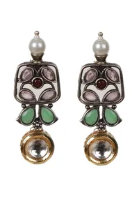 Enchanting Twilight Oxidized Silver Necklace & Earring Set image 5