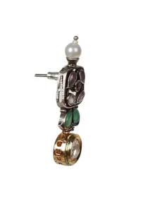 Enchanting Twilight Oxidized Silver Necklace & Earring Set image 6