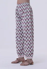 Multicolored Cotton Pant image 2
