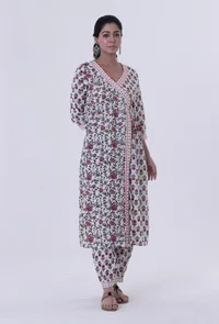 Multicolored Cotton Angrakha image 1