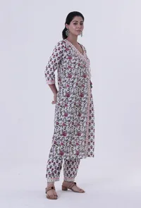 Multicolored Cotton Angrakha image 3