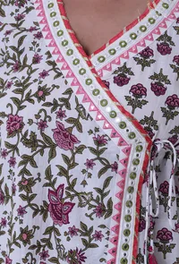 Multicolored Cotton Angrakha image 6