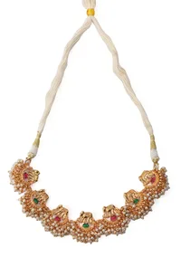 Guttapusalu Style Elephant Shape Antique Jewellery Set image 4