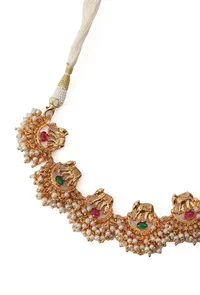 Guttapusalu Style Elephant Shape Antique Jewellery Set image 5