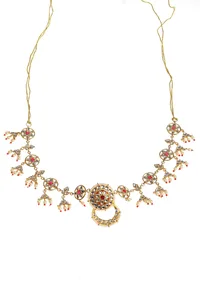 Rajputana Kundan Cascade Sheeshphool image 2