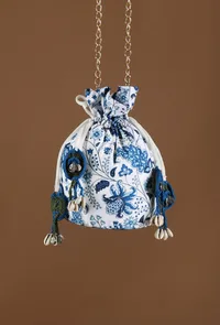 Bella Chintz Floral Potli image 1