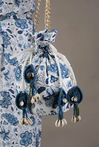 Bella Chintz Floral Potli image 2