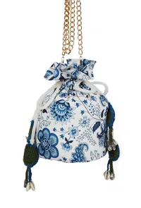 Bella Chintz Floral Potli image 3