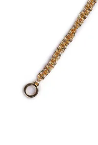 Nasir Twisted Gold Chain Brass Bracelet image 5
