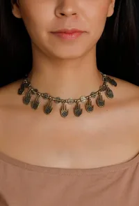 Subhadra German Silver Necklace image 1