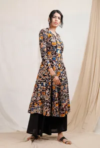 Kalamkari Block Printed Kurta image 4