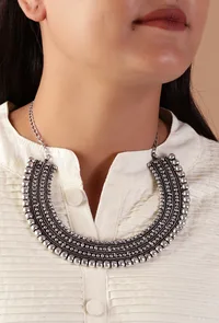 Premium Brass Statement Collar Choker image 5