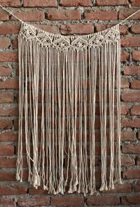 Greek Stripes Macrame Wall Hanging image 3