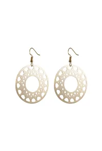 Dainty Orbit Cutwork Earrings image 3