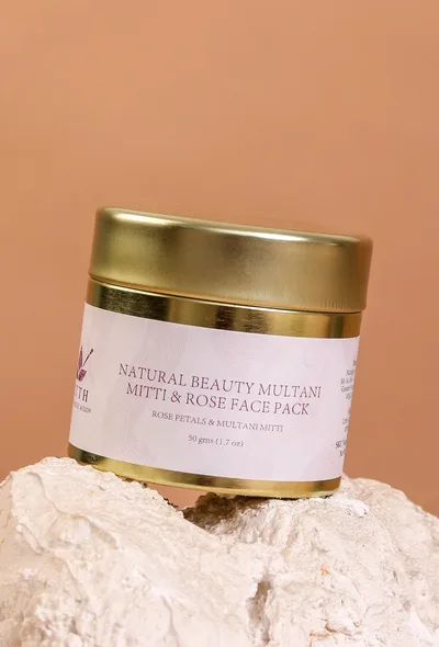 Natural Beauty Multani Mitti & Rose Face Pack