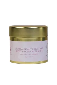 Natural Beauty Multani Mitti & Rose Face Pack image 6