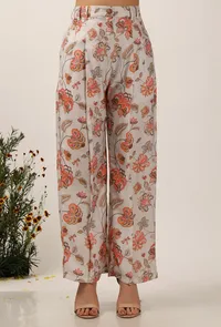 Set Of 2: Cara Floral Chintz Summer Pants With Bustier Top image 3