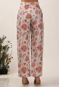 Set Of 2: Cara Floral Chintz Summer Pants With Bustier Top image 4