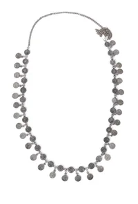 Stylish Traditional Silver Plated Coin Shaped Kamarband Waist Chain image 2