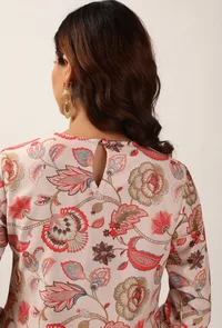 Ambi Floral Chintz Straight Kurta image 6