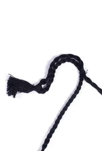 Merry Red Contrast Thread Tribal Necklace image 4