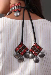 Advaika Kutch Silver Necklace image 2