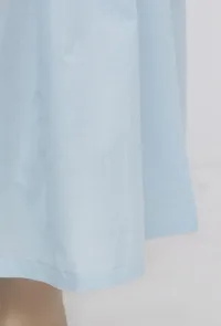 Blue Plain Cotton Pallazo image 4