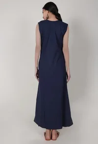 Set of 2 - Set of Hand Block Printed Bagru Cape And Dress image 6